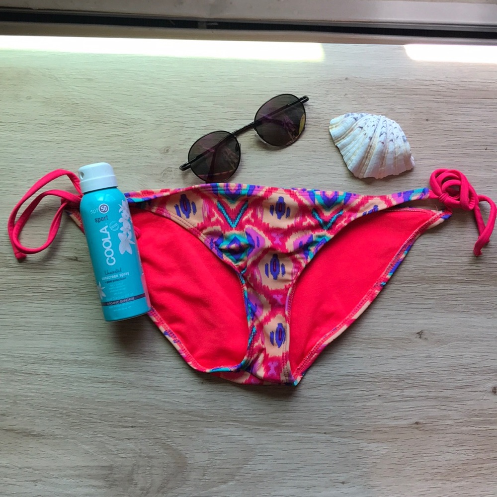 Neon Patterned Target Xhilaration Bikini Bottoms